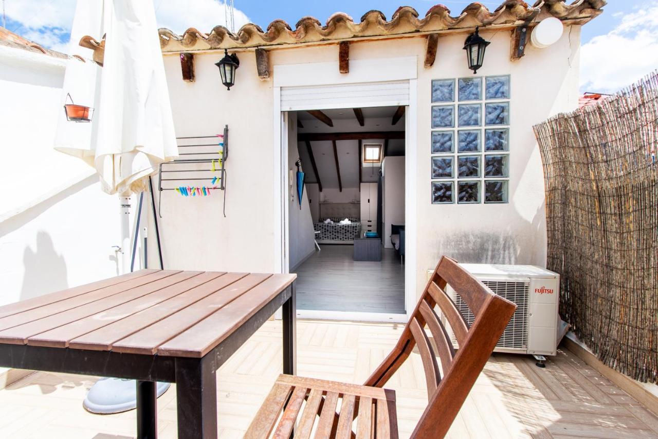Estudio Para Parejas Con Terraza En La Playa Valencia Exterior foto