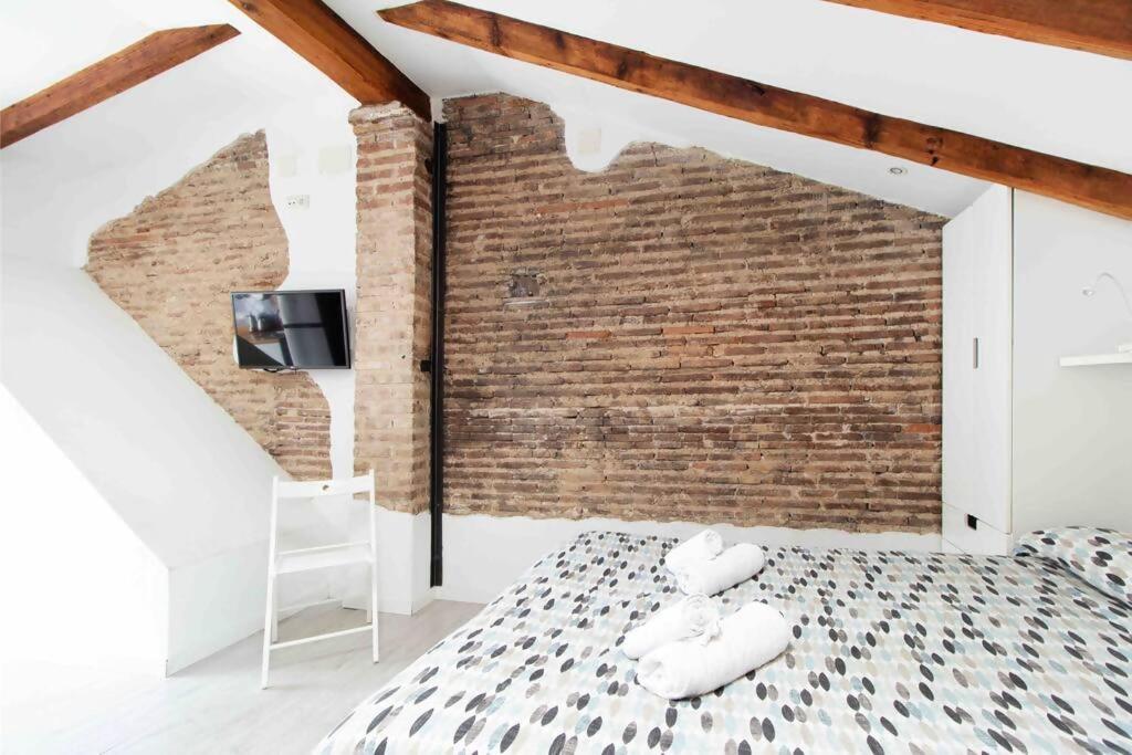 Estudio Para Parejas Con Terraza En La Playa Valencia Exterior foto